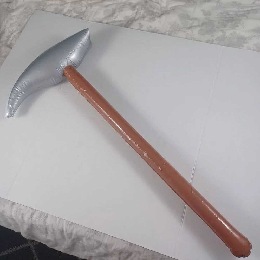 Pick Axe Inflatable Party Favor -Set Of 12 NEW -31 Inches Long *SHIPS DEFLATED*